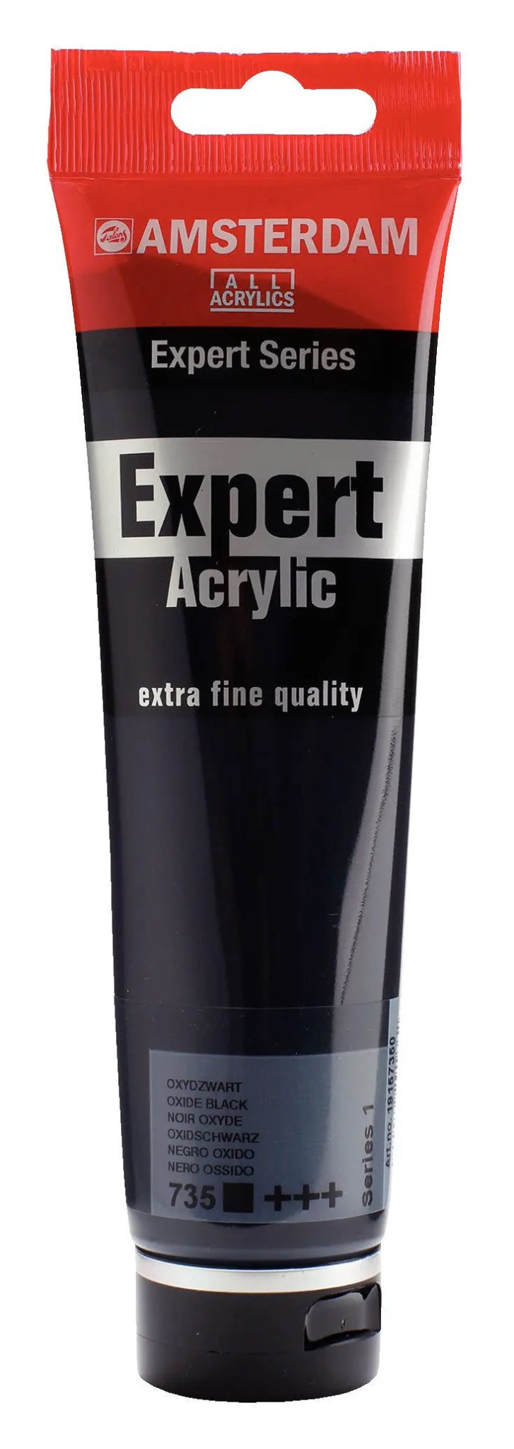 Amsterdam Expert Series Acrylfarbe Tube 150 ml Oxidschwarz 735 - Kidis Art
