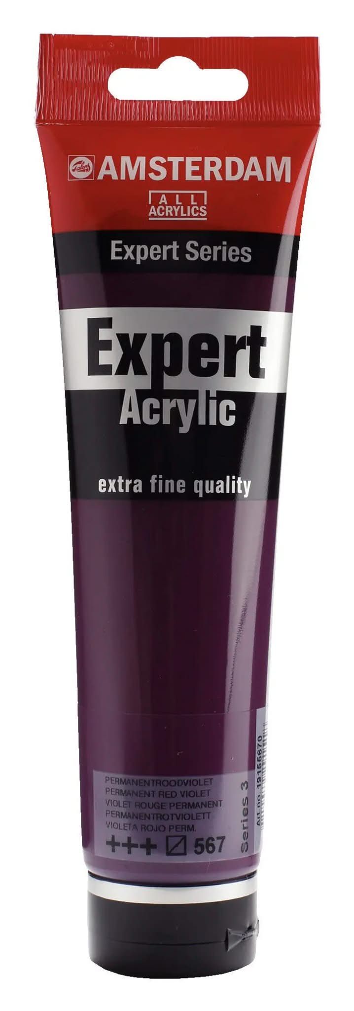 Amsterdam Expert Series Acrylfarbe Tube 150 ml Permanentrotviolett 567 - Kidis Art