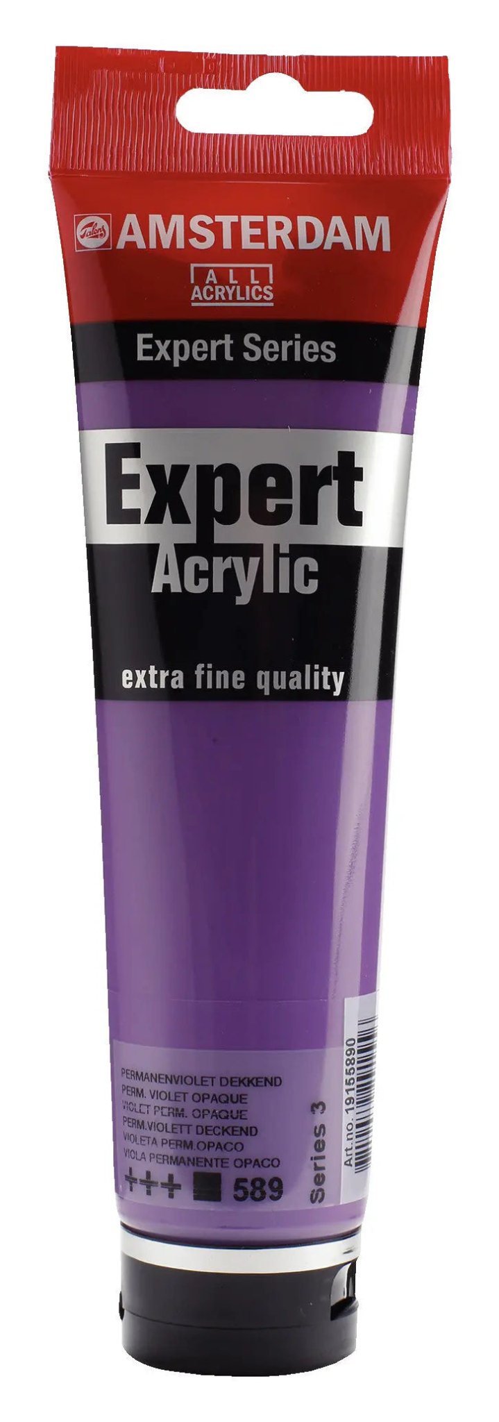 Amsterdam Expert Series Acrylfarbe Tube 150 ml Permanentviolett Deckend 589 - Kidis Art