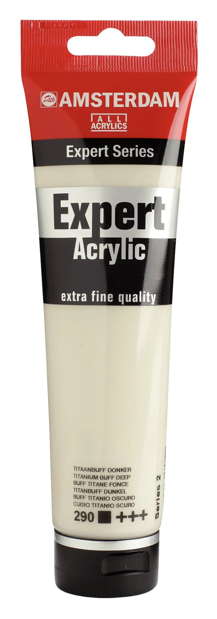Amsterdam Expert Series Acrylfarbe Tube 150 ml Titanbuff Dunkel 290 - Kidis Art