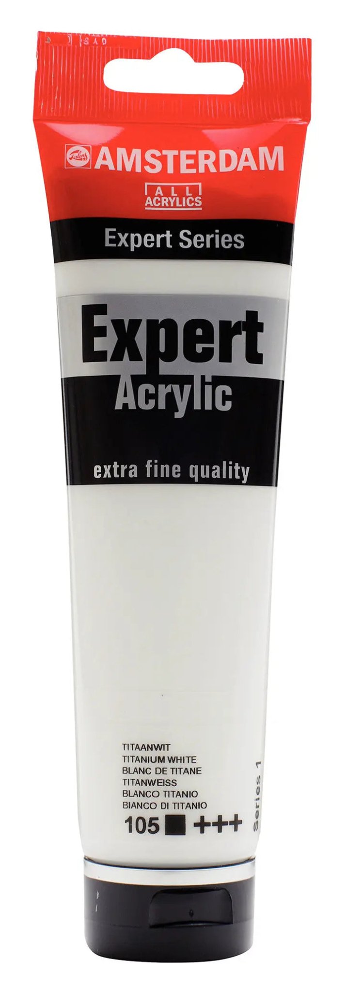 Amsterdam Expert Series Acrylfarbe Tube 150 ml Titanweiß 105 - Kidis Art