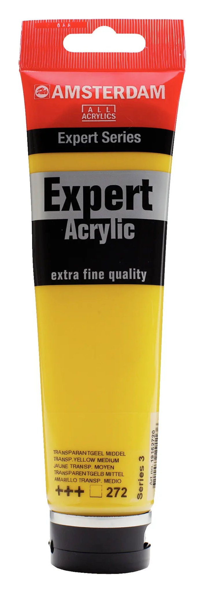 Amsterdam Expert Series Acrylfarbe Tube 150 ml Transparentgelb Mittel 272 - Kidis Art