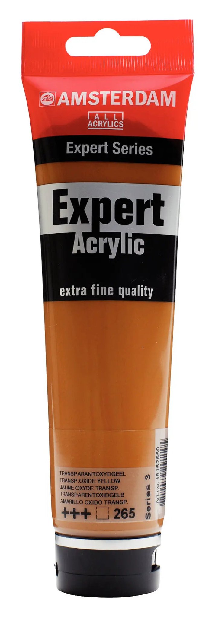 Amsterdam Expert Series Acrylfarbe Tube 150 ml Transparentoxidgelb 265 - Kidis Art