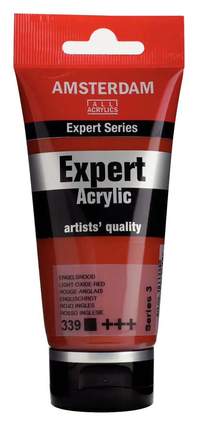 Amsterdam Expert Series Acrylfarbe Tube 75 ml Englischrot 339 - Kidis Art