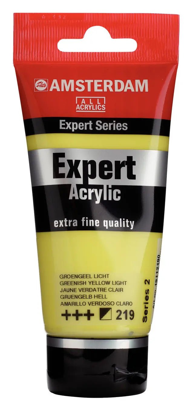 Amsterdam Expert Series Acrylfarbe Tube 75 ml Grüngelb Hell 219 - Kidis Art
