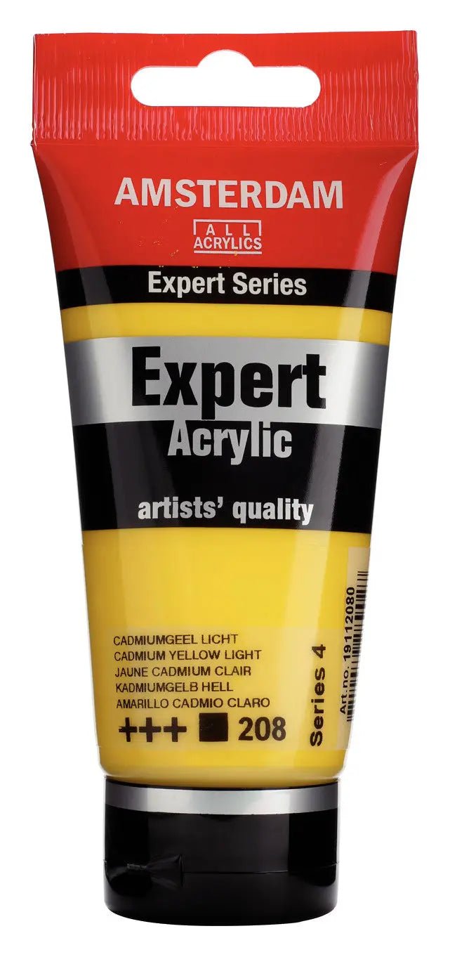 Amsterdam Expert Series Acrylfarbe Tube 75 ml Kadmiumgelb Hell 208 - Kidis Art