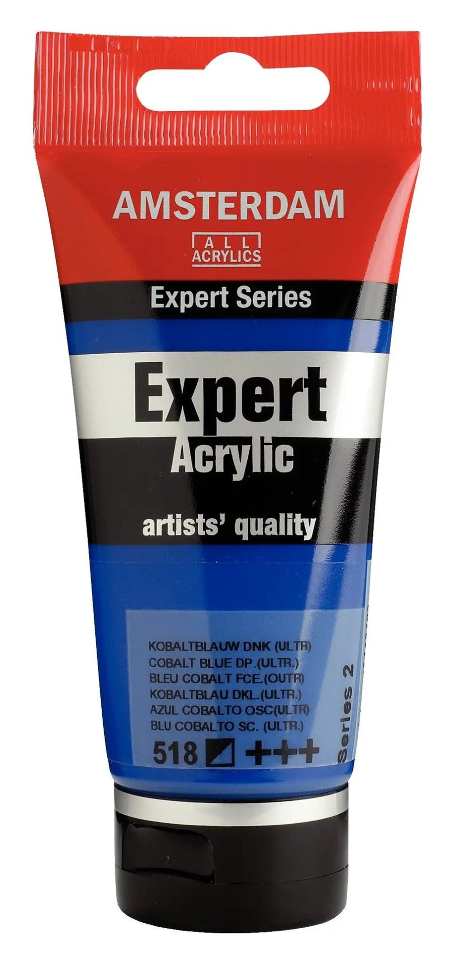 Amsterdam Expert Series Acrylfarbe Tube 75 ml Kobaltblau Dunkel (Ultramarin) 518 - Kidis Art