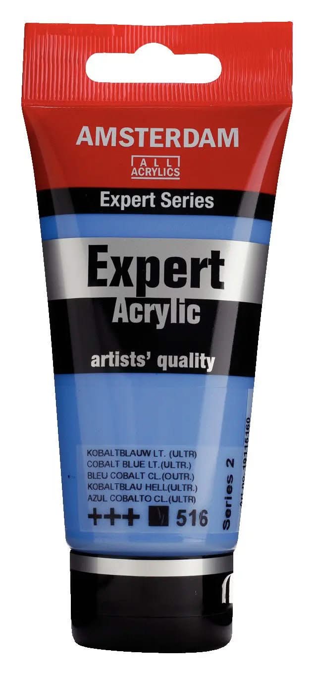 Amsterdam Expert Series Acrylfarbe Tube 75 ml Kobaltblau Hell (Ultramin) 516 - Kidis Art