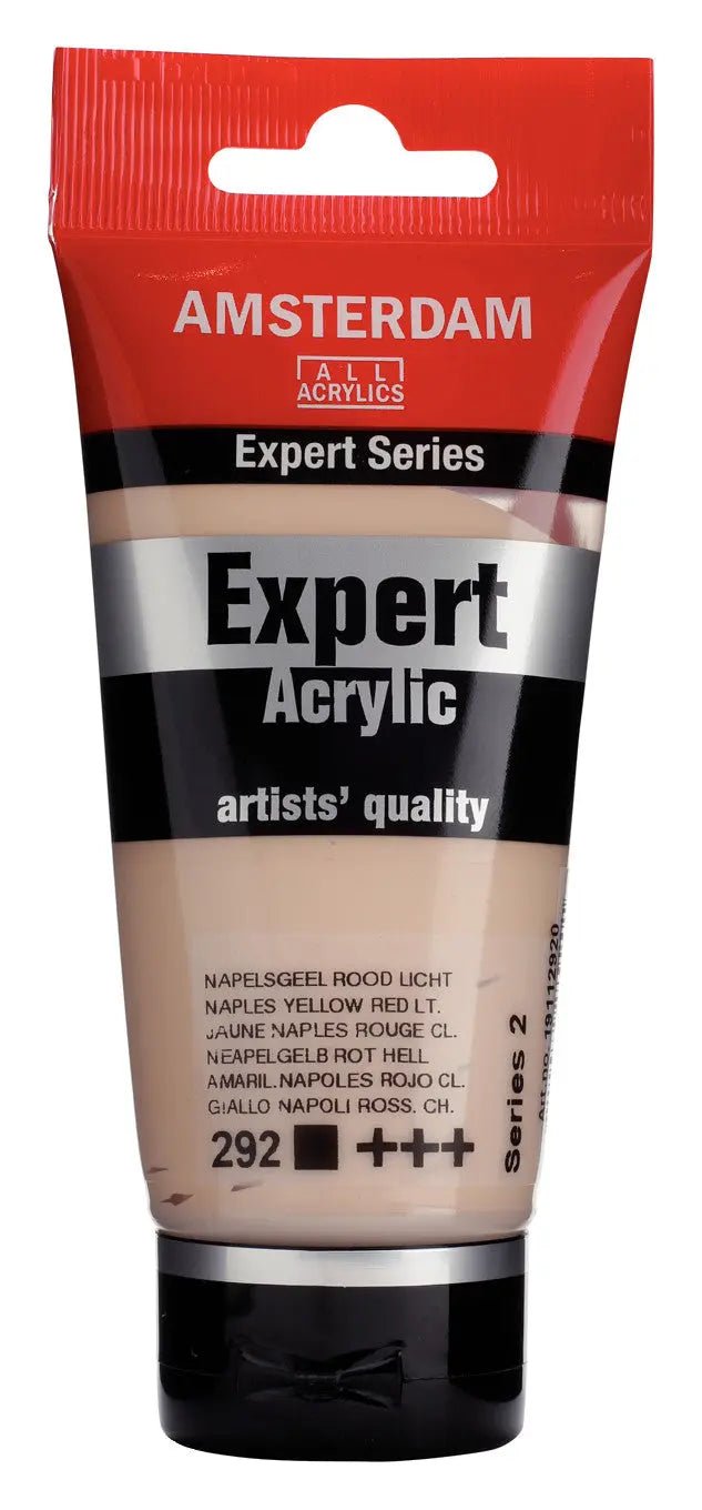 Amsterdam Expert Series Acrylfarbe Tube 75 ml Neapelgelb Rot Hell 292 - Kidis Art