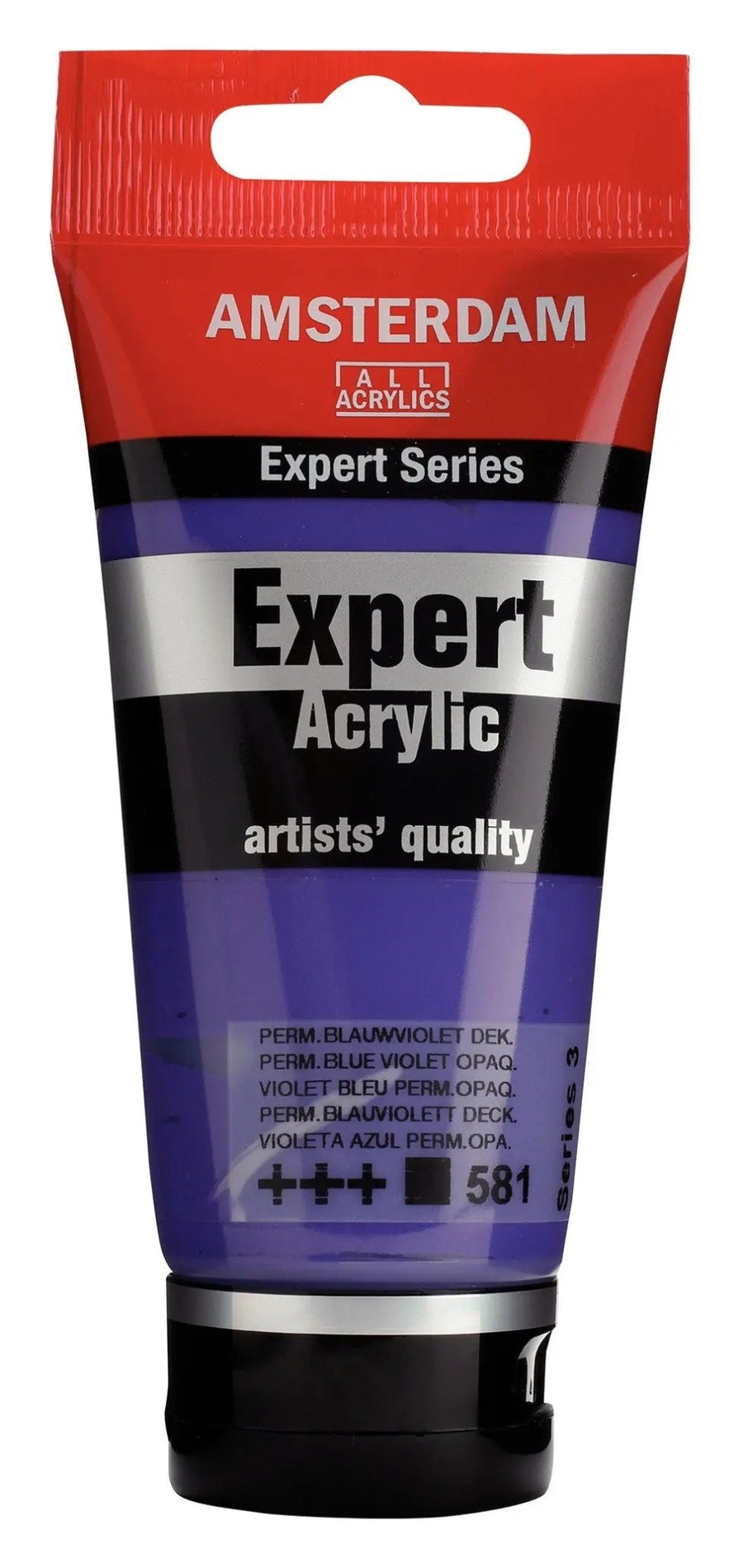 Amsterdam Expert Series Acrylfarbe Tube 75 ml Permanentblauviolett Deckend 581 - Kidis Art
