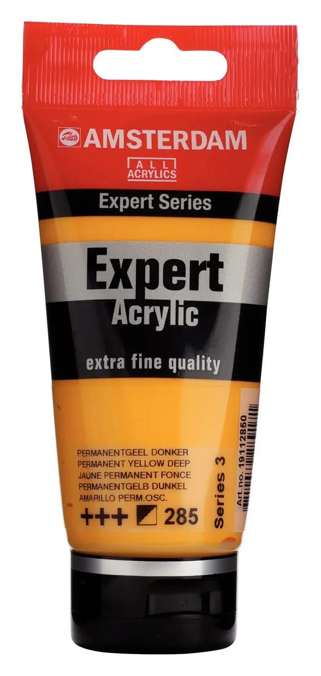 Amsterdam Expert Series Acrylfarbe Tube 75 ml Permanentgelb Dunkel 285 - Kidis Art