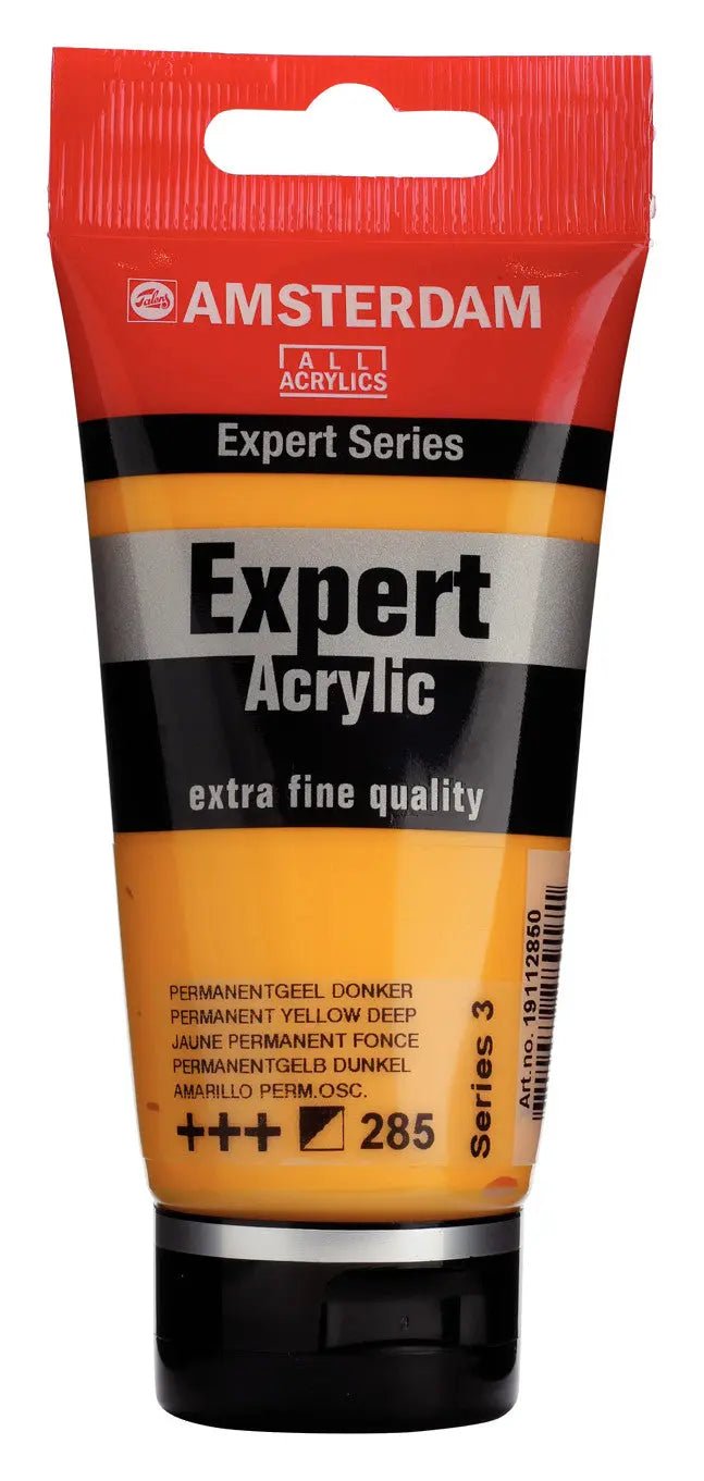 Amsterdam Expert Series Acrylfarbe Tube 75 ml Permanentgelb Dunkel 285 - Kidis Art
