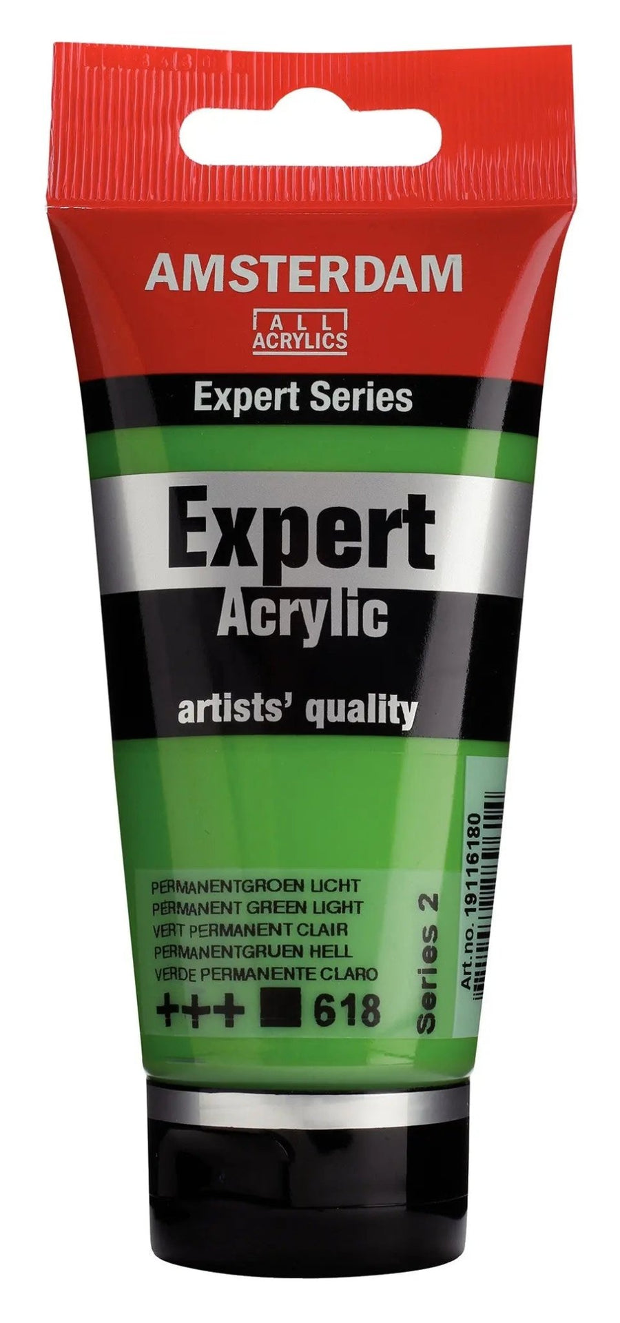 Amsterdam Expert Series Acrylfarbe Tube 75 ml Permanentgrün Hell 618 - Kidis Art