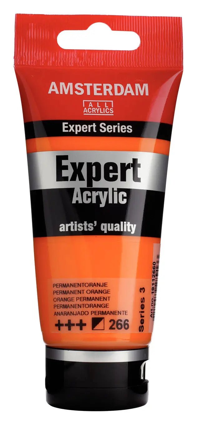 Amsterdam Expert Series Acrylfarbe Tube 75 ml Permanentorange 266 - Kidis Art