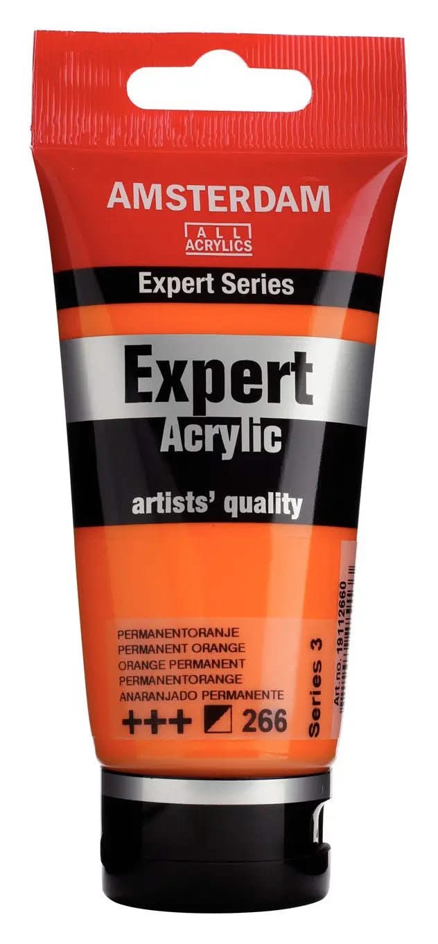 Amsterdam Expert Series Acrylfarbe Tube 75 ml Permanentorange 266 - Kidis Art