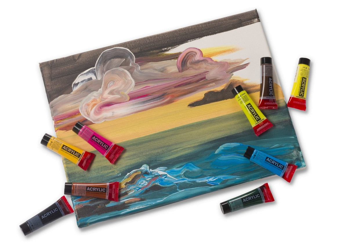 Amsterdam Expert Series Acrylfarbe Tube 75 ml Phthaloblau 570 - Kidis Art