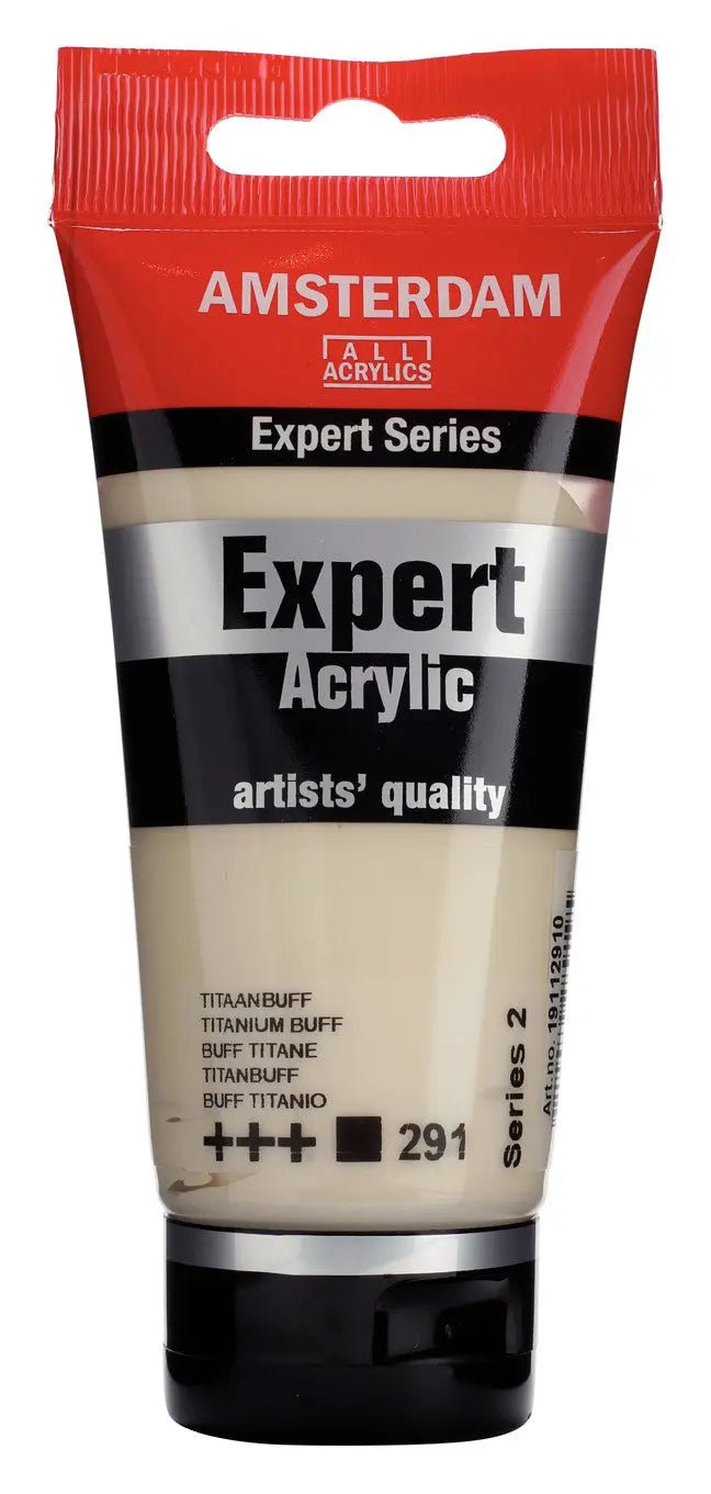 Amsterdam Expert Series Acrylfarbe Tube 75 ml Titanbuff 291 - Kidis Art