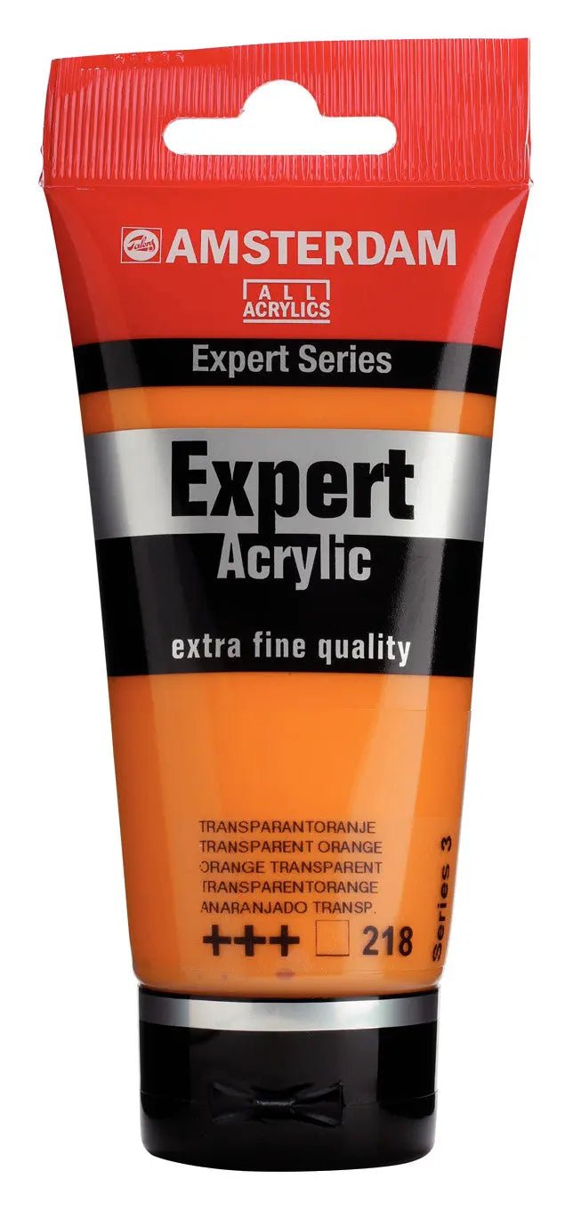 Amsterdam Expert Series Acrylfarbe Tube 75 ml Transparentorange 218 - Kidis Art