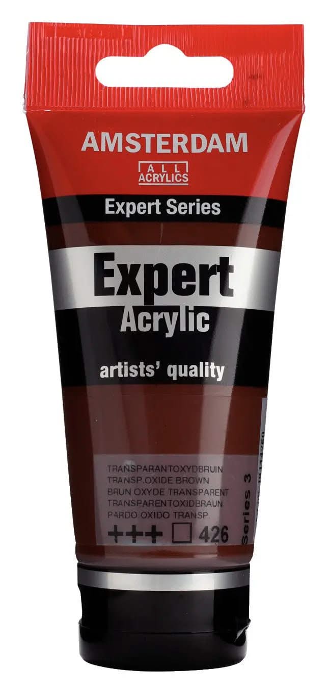 Amsterdam Expert Series Acrylfarbe Tube 75 ml Transparentoxidbraun 426 - Kidis Art
