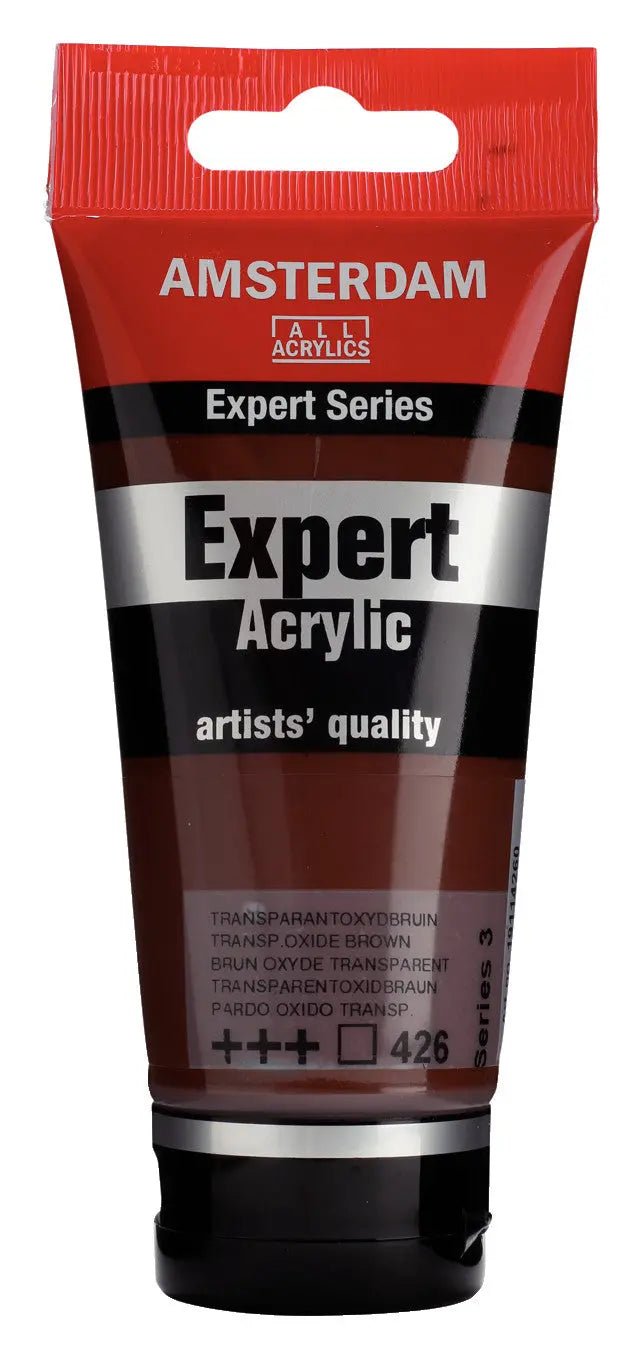 Amsterdam Expert Series Acrylfarbe Tube 75 ml Transparentoxidbraun 426 - Kidis Art
