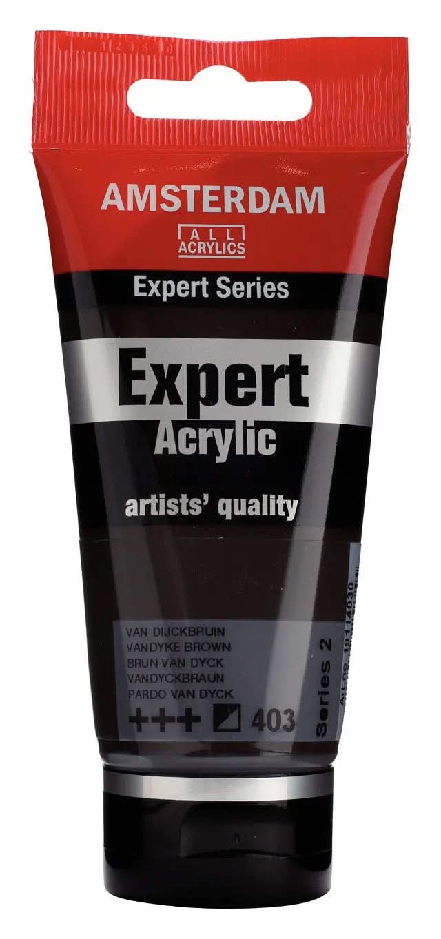 Amsterdam Expert Series Acrylfarbe Tube 75 ml Vandyckbraun 403 - Kidis Art