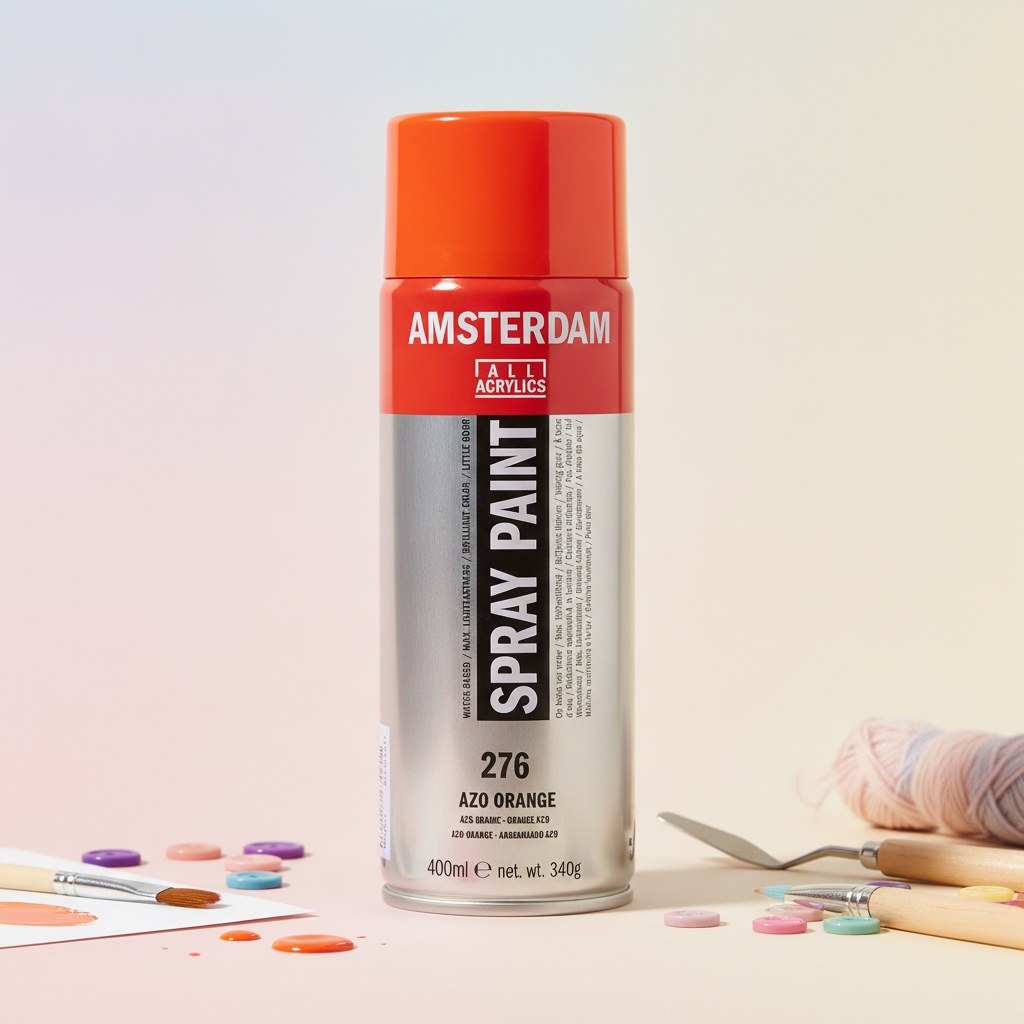 Amsterdam Sprühfarbe 400 ml Azo-Orange 276 - Kidis Art
