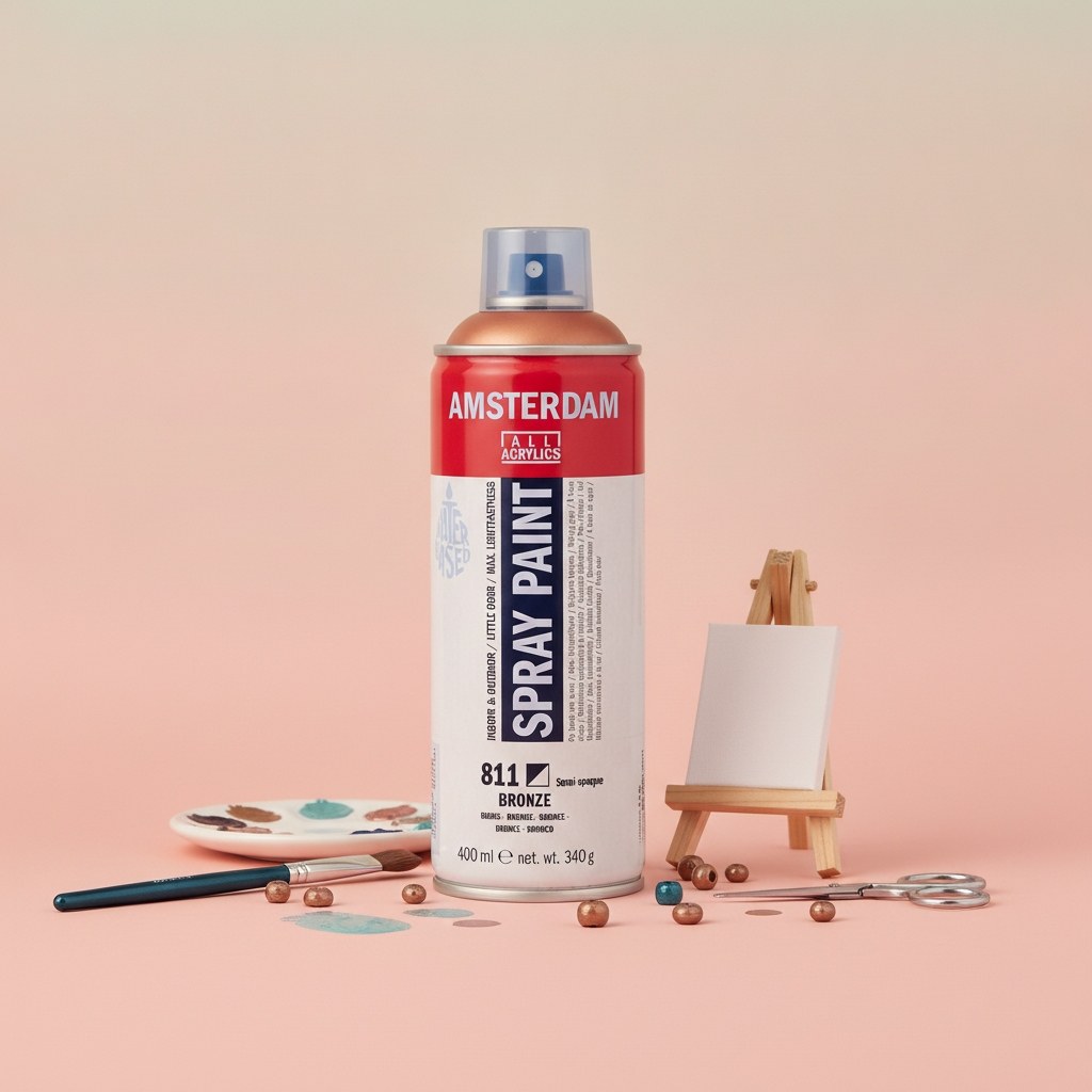 Amsterdam Sprühfarbe 400 ml Bronze 811 - Kidis Art