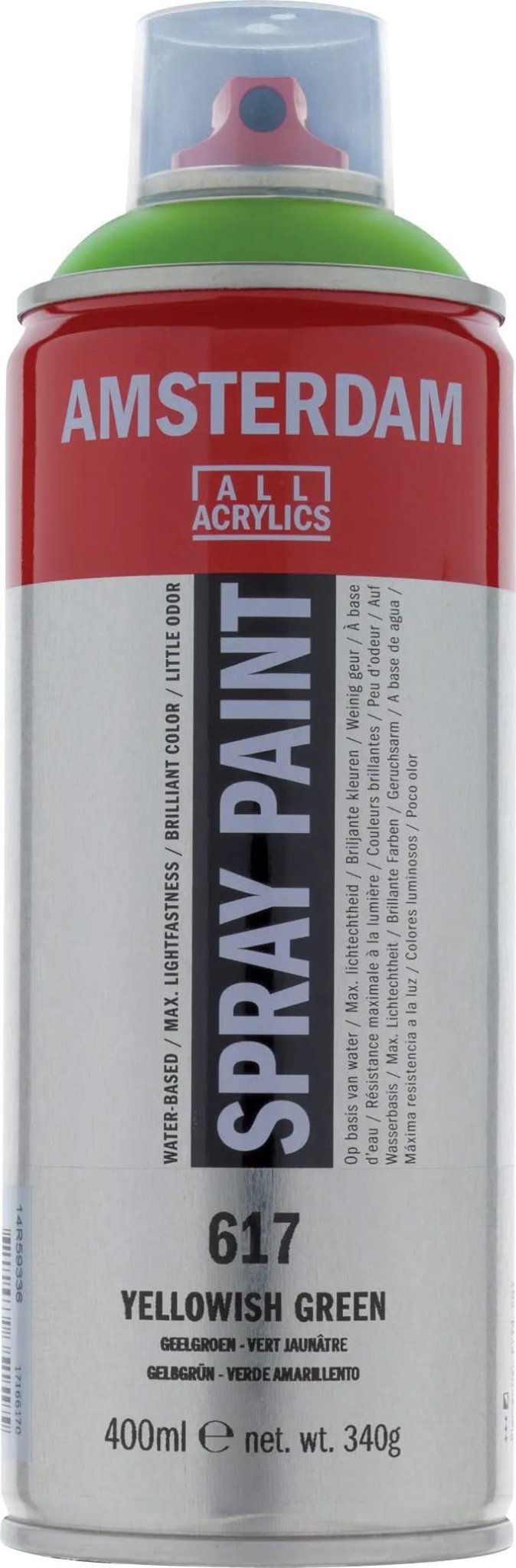 Amsterdam Sprühfarbe 400 ml Gelbgrün 617 - Kidis Art