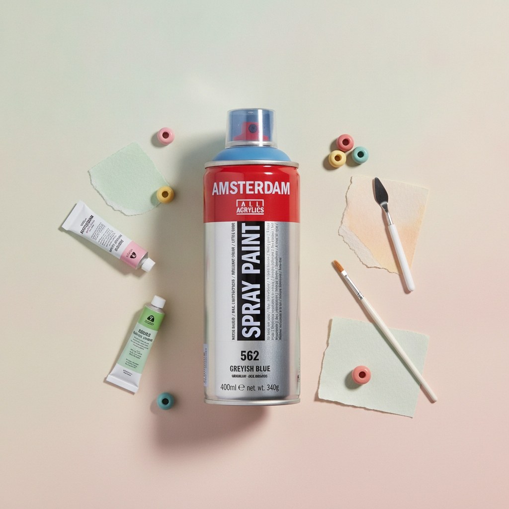 Amsterdam Sprühfarbe 400 ml Graublau 562 - Kidis Art