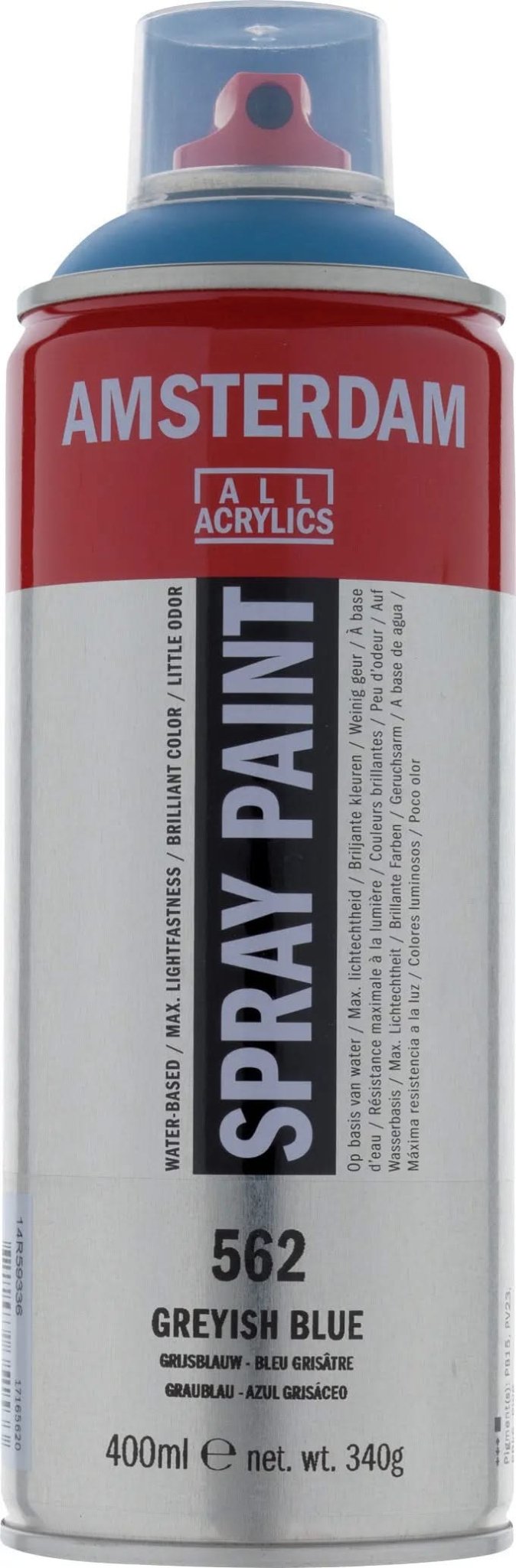 Amsterdam Sprühfarbe 400 ml Graublau 562 - Kidis Art