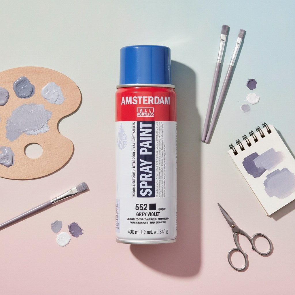 Amsterdam Sprühfarbe 400 ml Grauviolett 552 - Kidis Art