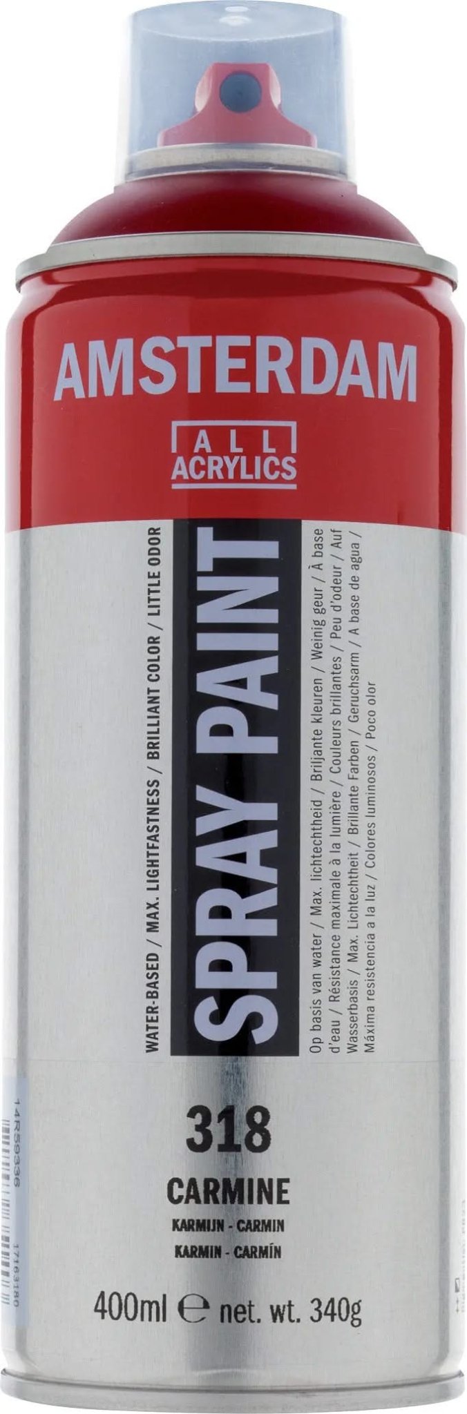Amsterdam Sprühfarbe 400 ml Karmin 318 - Kidis Art