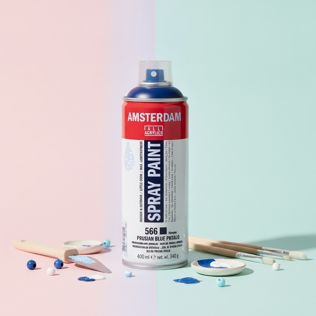 Amsterdam Sprühfarbe 400 ml Preußischblau (Phthalo) 566 - Kidis Art