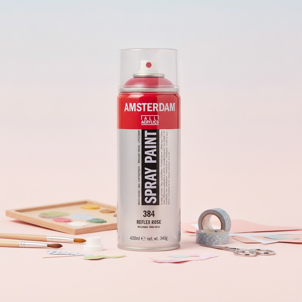 Amsterdam Sprühfarbe 400 ml Reflexrosa 384 - Kidis Art