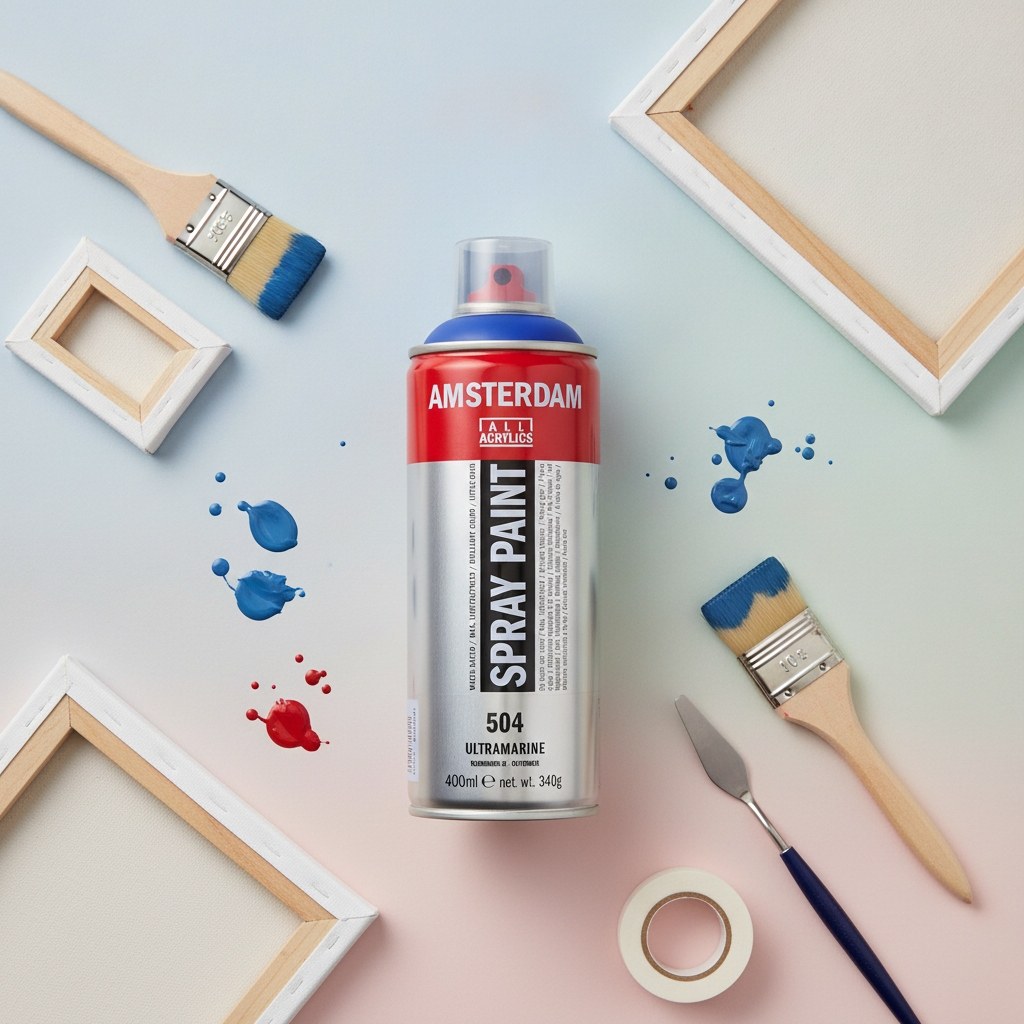 Amsterdam Sprühfarbe 400 ml Ultramarin 504 - Kidis Art