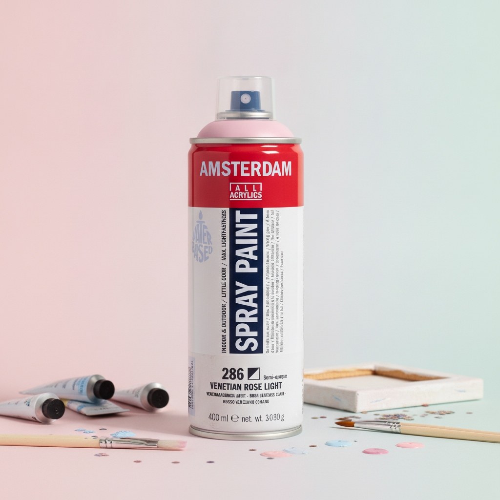 Amsterdam Sprühfarbe 400 ml Venezianischrosa Hell 286 - Kidis Art