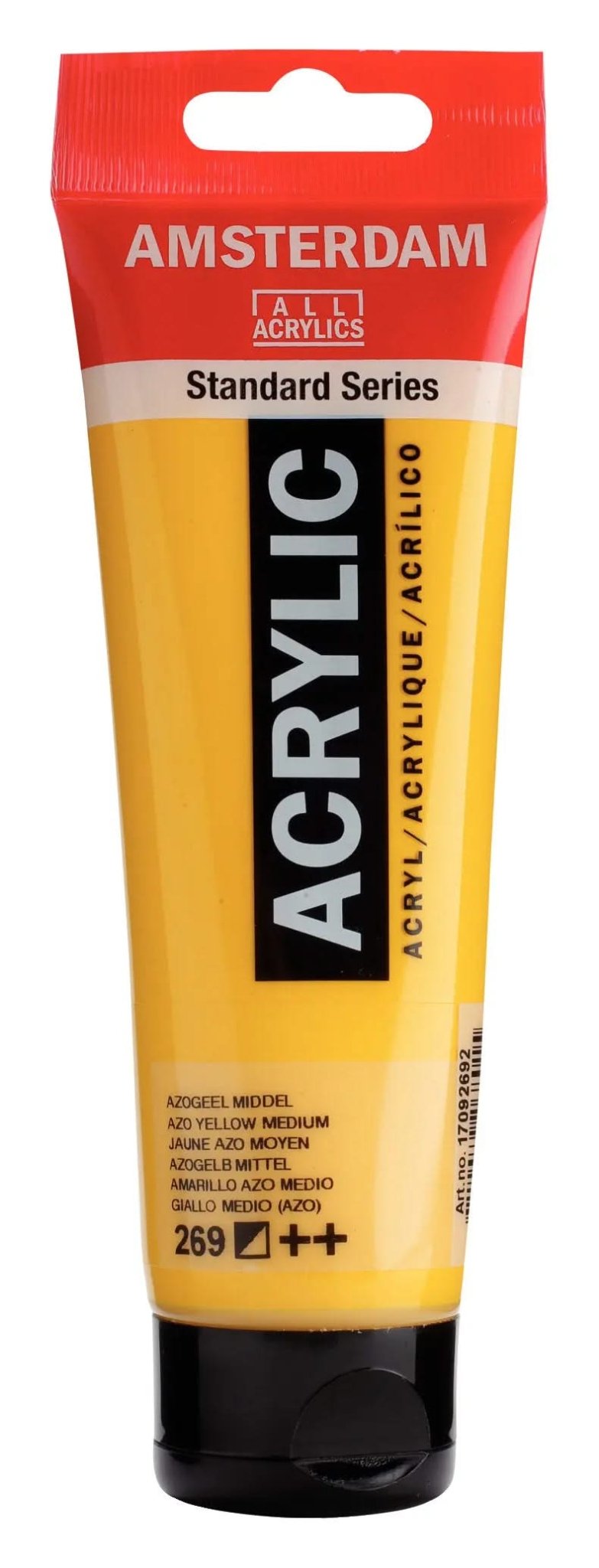 Amsterdam Standard Series Acrylfarbe Tube 120 ml Azogelb Mittel 269 - Kidis Art