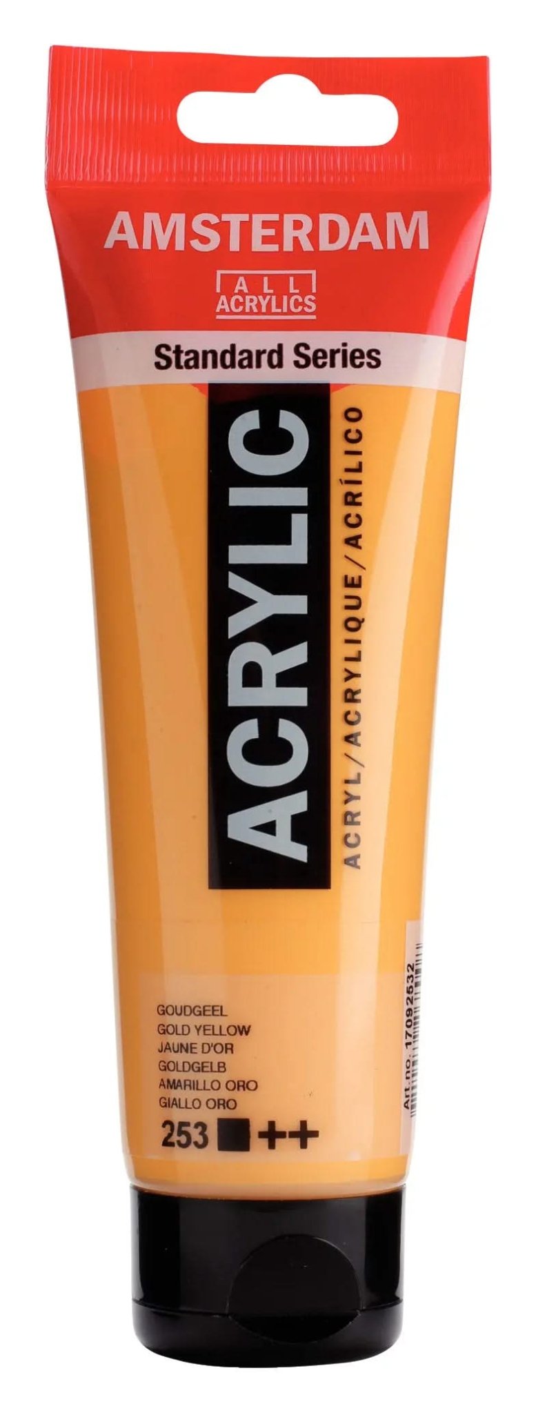 Amsterdam Standard Series Acrylfarbe Tube 120 ml Goldgelb 253 - Kidis Art