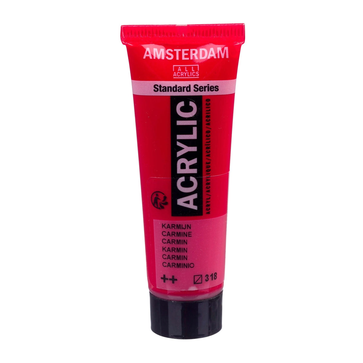 Amsterdam Standard Series Acrylfarbe Tube 120 ml Karmin 318 - Kidis Art