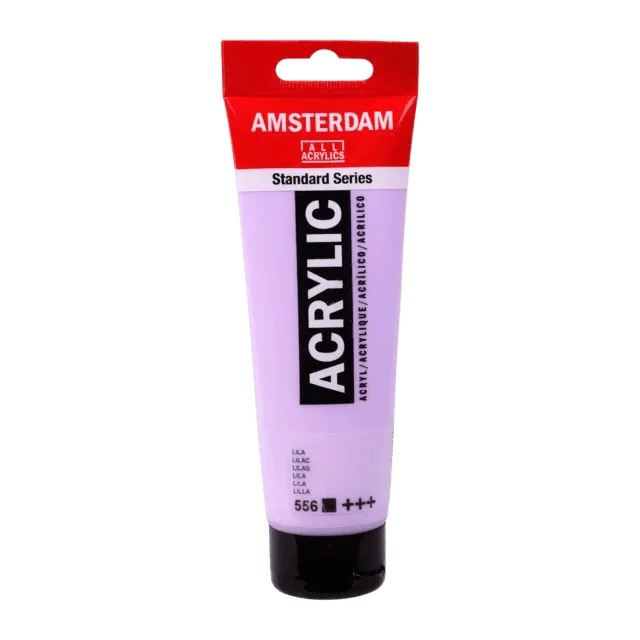 Amsterdam Standard Series Acrylfarbe Tube 120 ml Lila 556 - Kidis Art