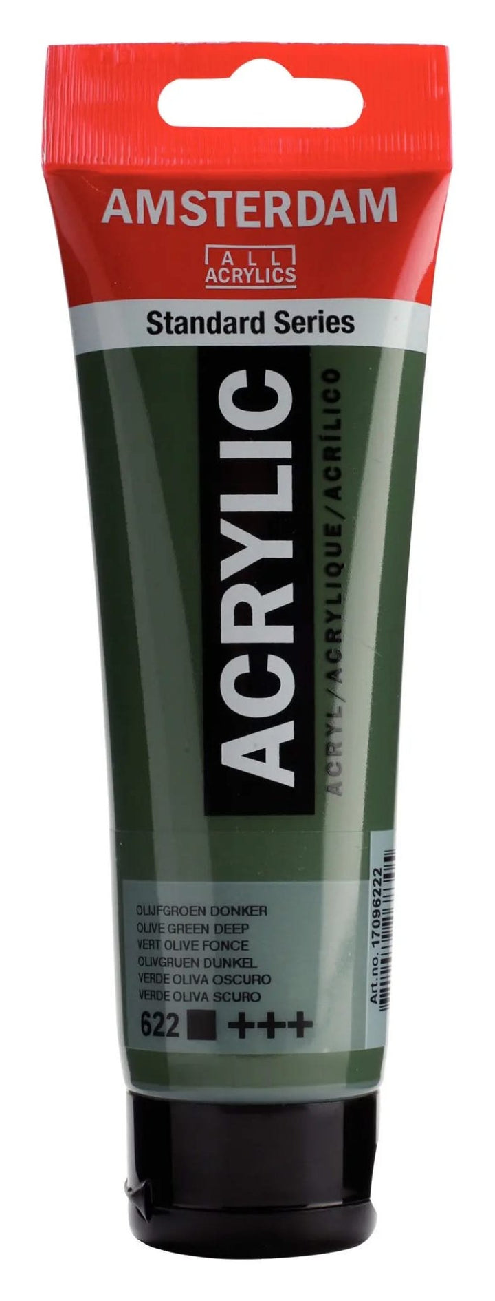 Amsterdam Standard Series Acrylfarbe Tube 120 ml Olivgrün Dunkel 622 - Kidis Art