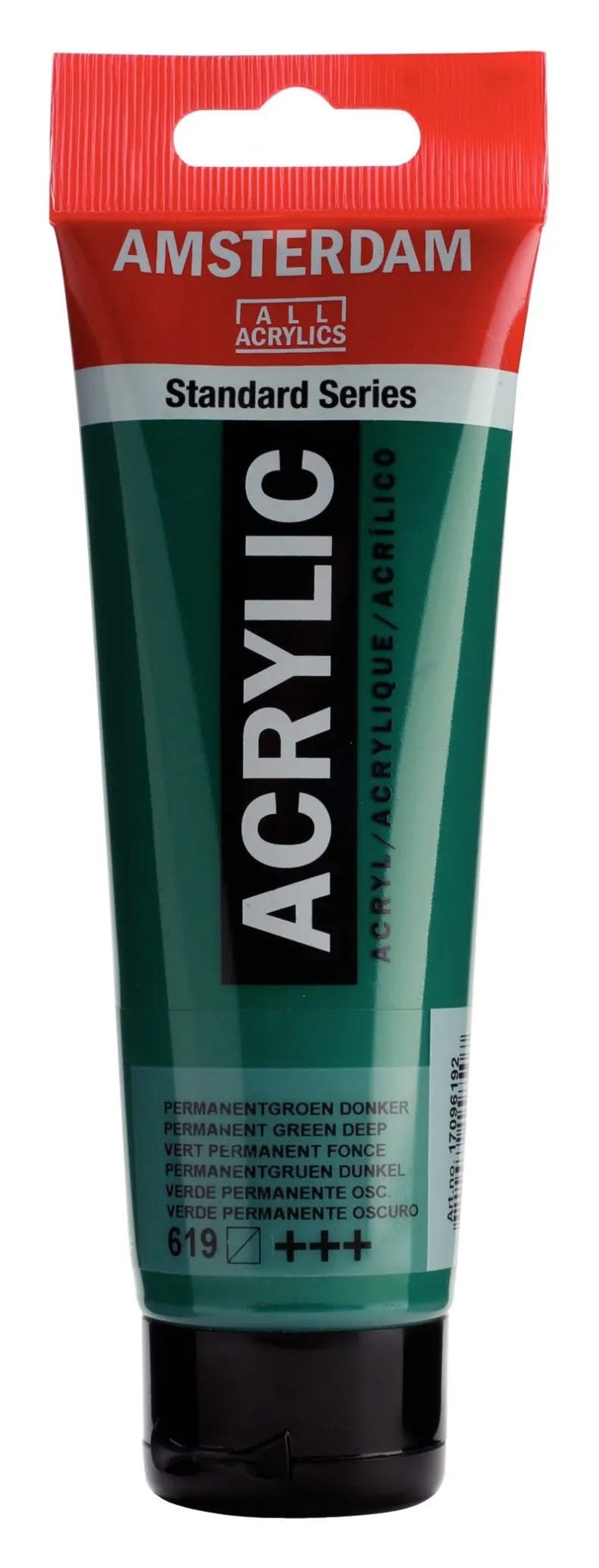 Amsterdam Standard Series Acrylfarbe Tube 120 ml Permanentgrün Dunkel 619 - Kidis Art