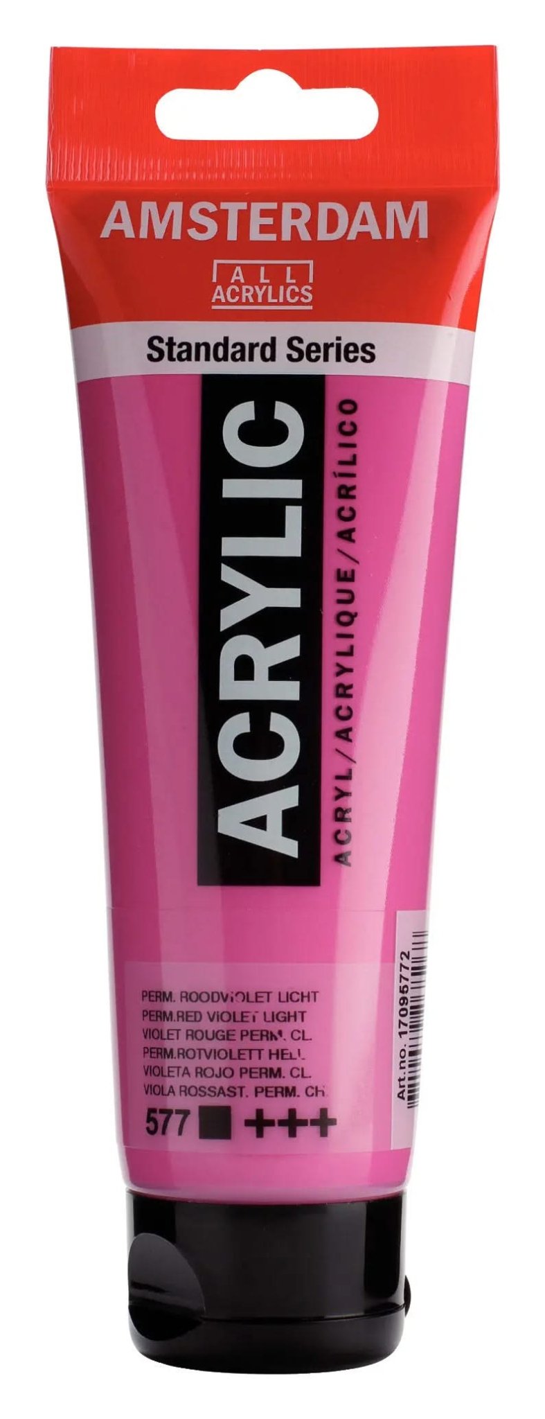 Amsterdam Standard Series Acrylfarbe Tube 120 ml Permanentrotviolett Hell 577 - Kidis Art