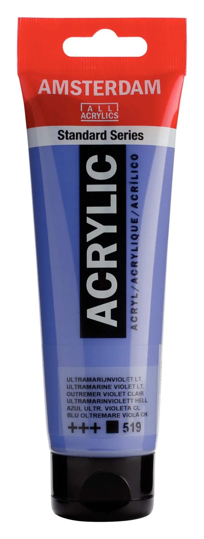 Amsterdam Standard Series Acrylfarbe Tube 120 ml Ultramarinviolett Hell 519 - Kidis Art