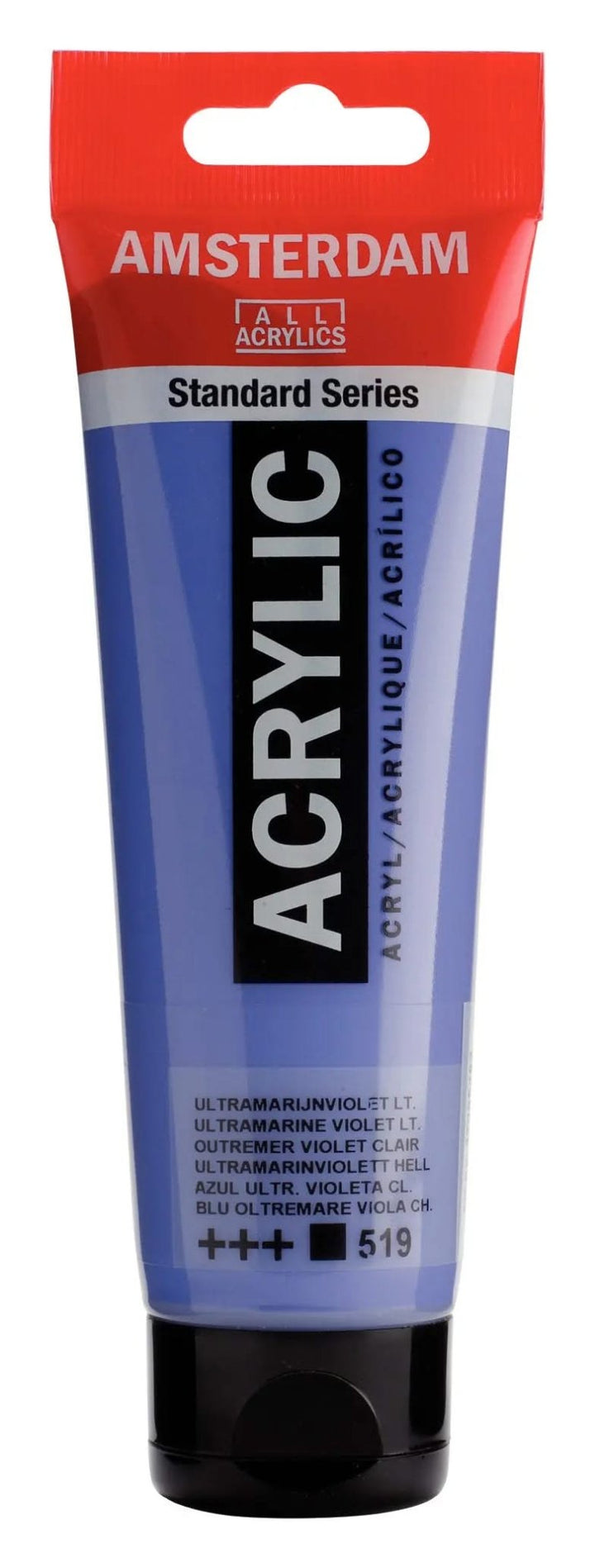 Amsterdam Standard Series Acrylfarbe Tube 120 ml Ultramarinviolett Hell 519 - Kidis Art