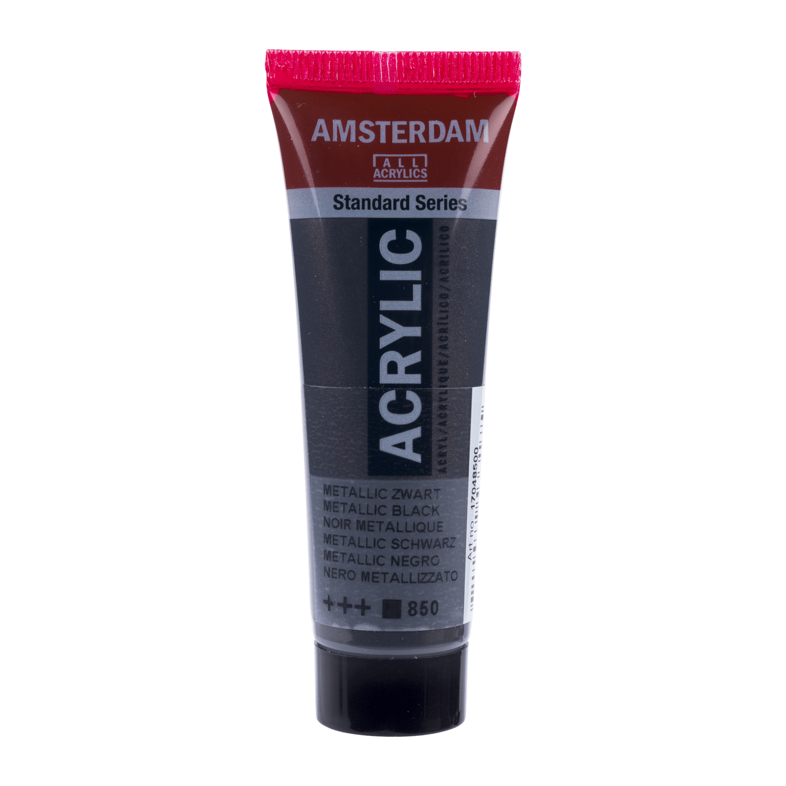 Amsterdam Standard Series Acrylfarbe Tube 20 ml Metallic Schwarz 850 - Kidis Art