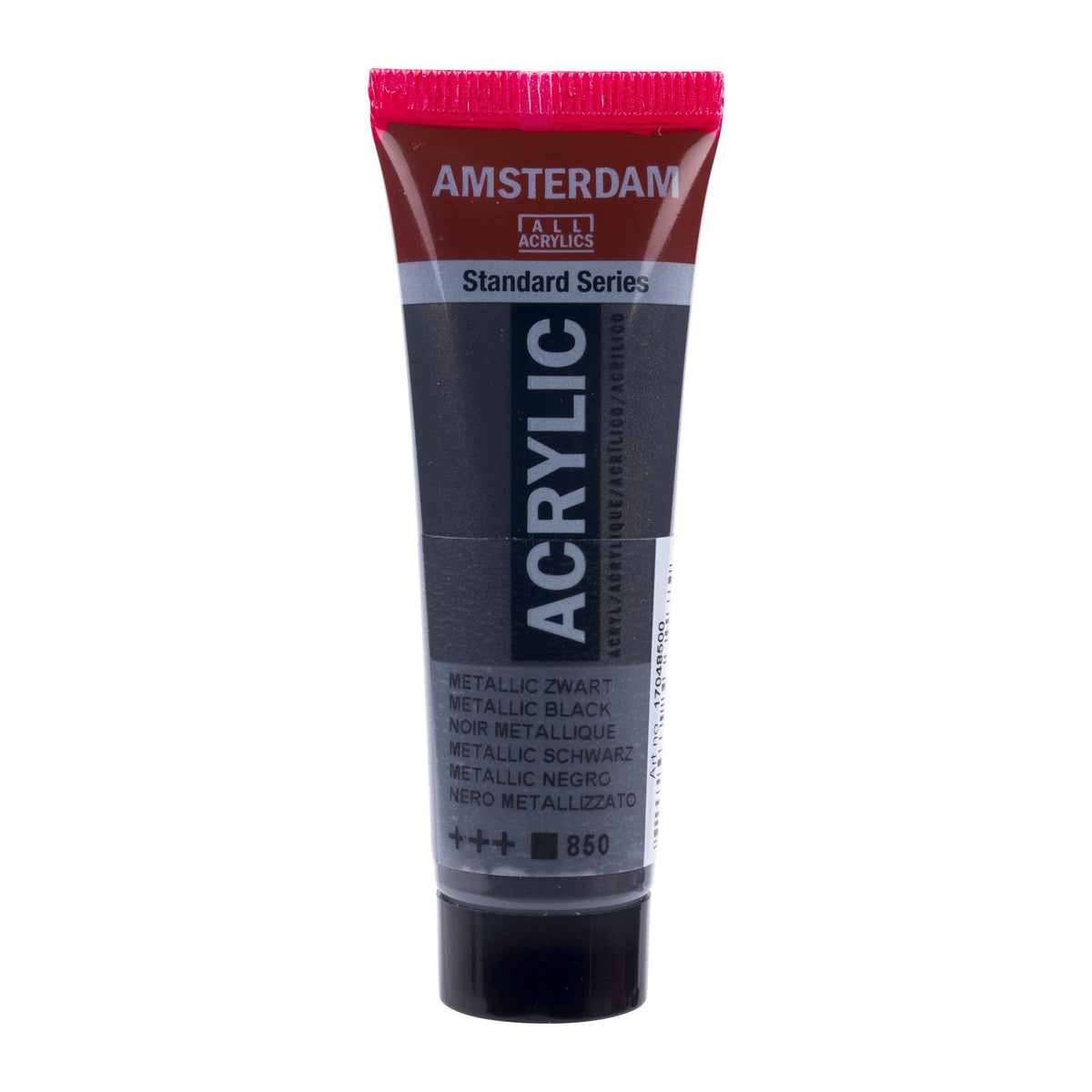 Amsterdam Standard Series Acrylfarbe Tube 20 ml Metallic Schwarz 850 - Kidis Art