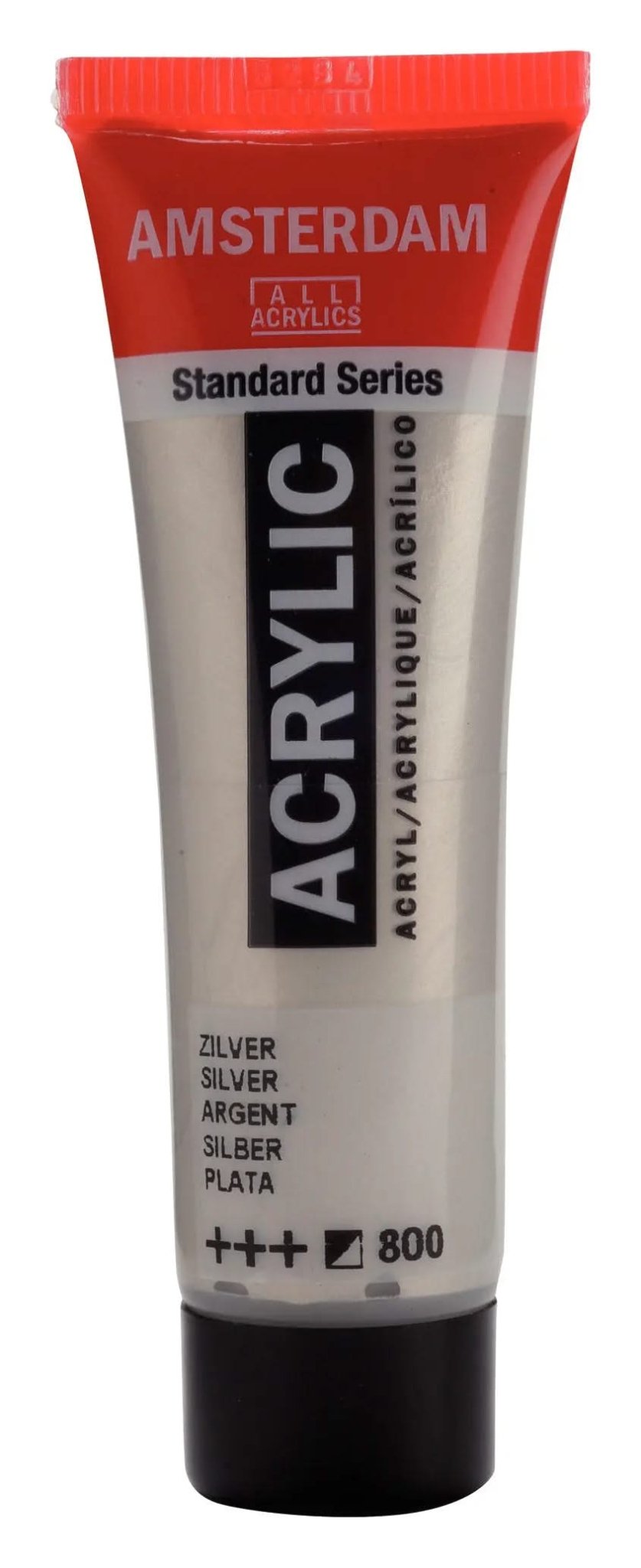Amsterdam Standard Series Acrylfarbe Tube 20 ml Silber 800 - Kidis Art
