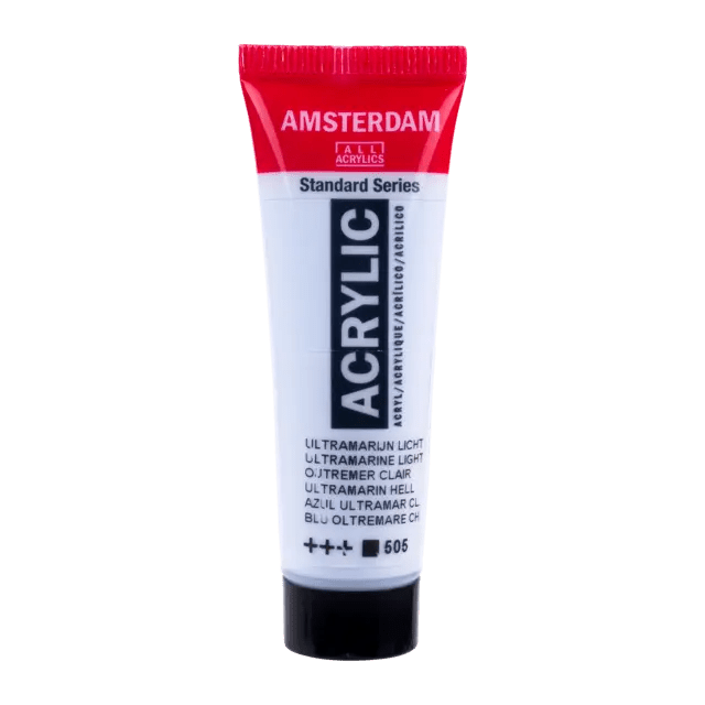 Amsterdam Standard Series Acrylfarbe Tube 20 ml Ultramarin Hell 505 - Kidis Art