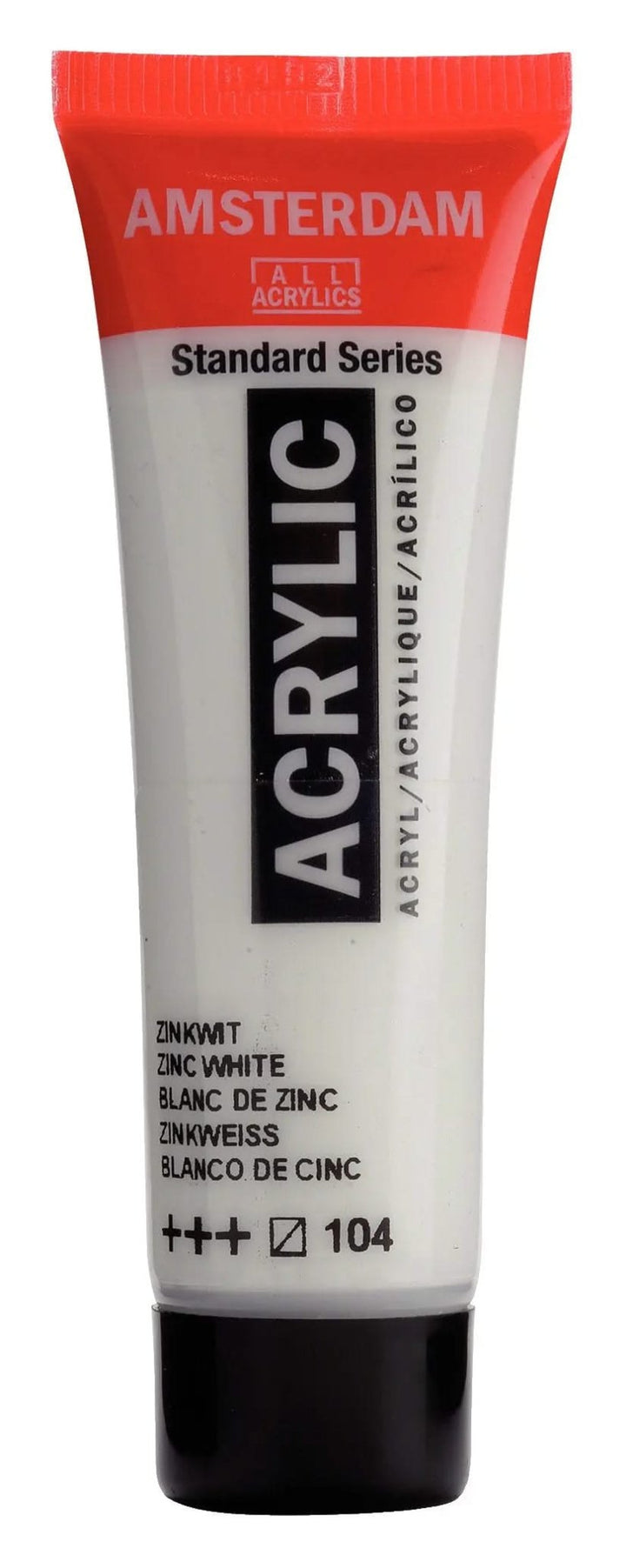 Amsterdam Standard Series Acrylfarbe Tube 20 ml Zinkweiß 104 - Kidis Art